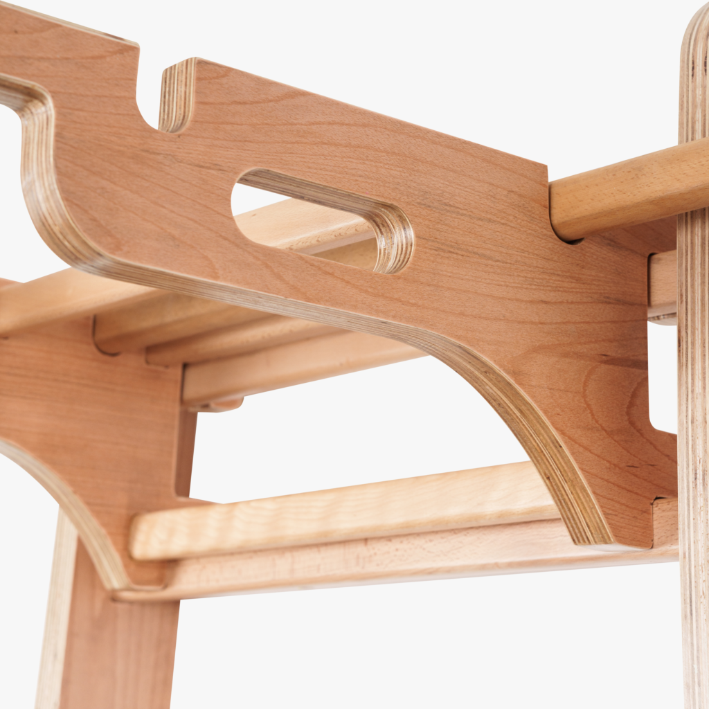 Detail of HAI wooden craftsmanship